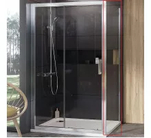 Душевая стенка Ravak 10° 10PS-80 9UV40C00Z1 профиль Хром стекло Transparent