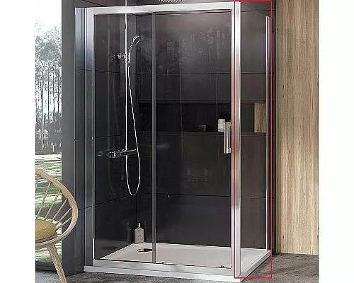 Заказать Душевая стенка Ravak 10° 10PS-80 9UV40C00Z1 профиль Хром стекло Transparent в магазине сантехники Santeh-Crystal.ru