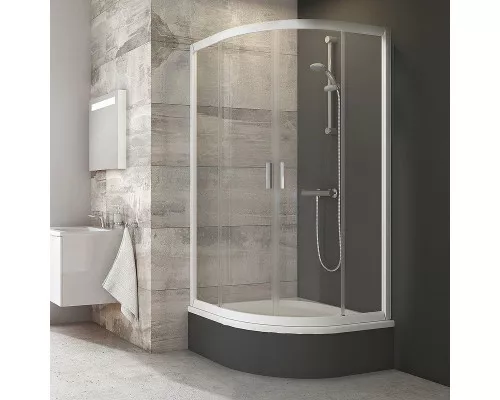 Купить Душевой уголок Ravak Blix BLCP4-90 Sabina 90x90 3B270140Z1 профиль Белый стекло Transparent в магазине сантехники Santeh-Crystal.ru