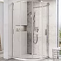 Душевой уголок Ravak Blix Slim BLSCP4-90 90x90 X3BM70C00Z1 профиль Хром стекло Transparent