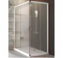 Душевая дверь Ravak Blix BLRV2К-90 1XV70100ZG профиль Белый стекло Grape