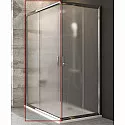 Душевая дверь Ravak Blix BLRV2К-100 1XVA0C00ZG профиль Хром стекло Grape