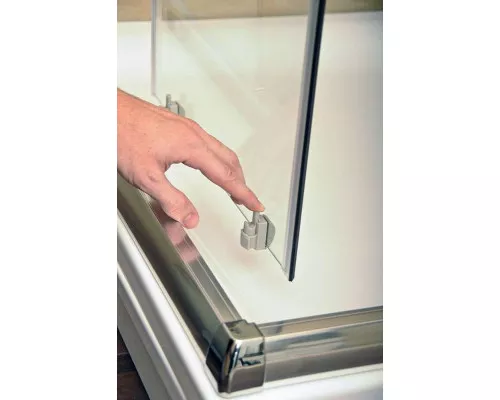 Купить Душевая дверь Ravak Blix BLDP4 150 0YVP0100Z1 профиль Белый стекло Transparent в магазине сантехники Santeh-Crystal.ru