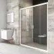 Купить Душевая дверь Ravak Blix BLDP4 150 0YVP0100Z1 профиль Белый стекло Transparent в магазине сантехники Santeh-Crystal.ru