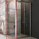 Душевая стенка Ravak Blix BLPS-80 9BH40U00Z1 профиль Сатин стекло Transparent