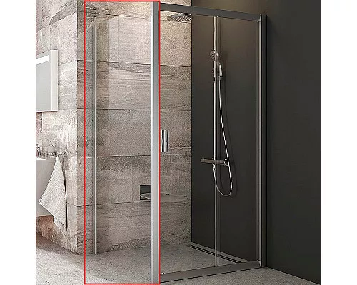 Заказать Душевая стенка Ravak Blix BLPS-100 9BHA0C00Z1 профиль Хром стекло Transparent в магазине сантехники Santeh-Crystal.ru