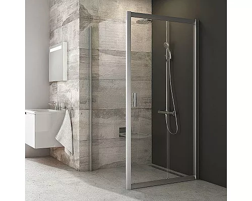 Заказать Душевая стенка Ravak Blix BLPS-100 9BHA0C00Z1 профиль Хром стекло Transparent в магазине сантехники Santeh-Crystal.ru