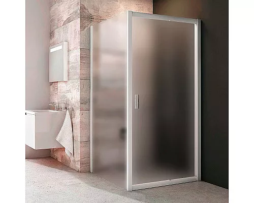 Купить Душевая стенка Ravak Blix BLPS-80 9BH40100ZG профиль Белый стекло Grape в магазине сантехники Santeh-Crystal.ru