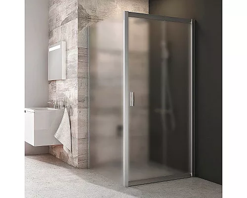 Приобрести Душевая стенка Ravak Blix BLPS-100 9BHA0U00ZG профиль Сатин стекло Grape в магазине сантехники Santeh-Crystal.ru