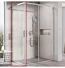 Душевая дверь Ravak Blix Slim BLSRV2K-120 X1XMG0C00Z1 профиль Хром стекло Transparent