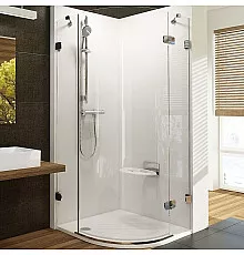 Душевой уголок Ravak Brilliant BSKK3-90 90х90 R 3UP77A00Y1 профиль Хром стекло Transparent