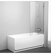 Шторка на ванну Ravak Brilliant BVS1-80 7U840A00Z1 профиль Хром стекло Transparent