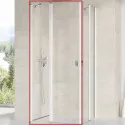 Душевая дверь Ravak Chrome CRV2-90 1QV70100Z1 профиль Белый стекло Transparent Душевая дверь Ravak Chrome CRV2-90 1QV70100Z1 профиль Белый стекло Transparent