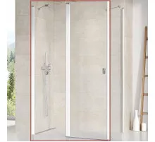 Душевая дверь Ravak Chrome CRV2-100 1QVA0100Z1 профиль Белый стекло Transparent