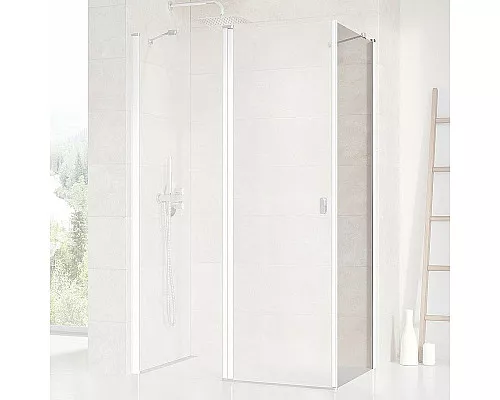 Заказать Душевая стенка Ravak Chrome CPS-90 9QV70100Z1 профиль Белый стекло Transparent в магазине сантехники Santeh-Crystal.ru