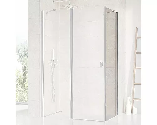 Приобрести Душевая стенка Ravak Chrome CPS-100 9QVA0C00Z1 профиль Хром стекло Transparent в магазине сантехники Santeh-Crystal.ru