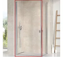 Душевая дверь Ravak Chrome CRV1-80 1QV40C01Z1 профиль Хром стекло Transparent