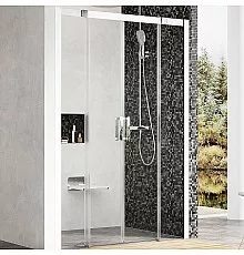 Душевая дверь Ravak Matrix MSD4-140 0WKM0100Z1 профиль Белый стекло Transparent