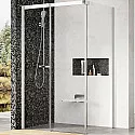 Душевой уголок Ravak Matrix MSDPS 100x100 L 0WLAAC00Z1 профиль Хром стекло Transparent