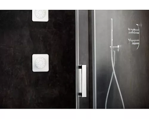 Заказать Душевая дверь Ravak Matrix MSD2-110 L 0WLD0C00Z1 профиль Хром стекло Transparent в магазине сантехники Santeh-Crystal.ru