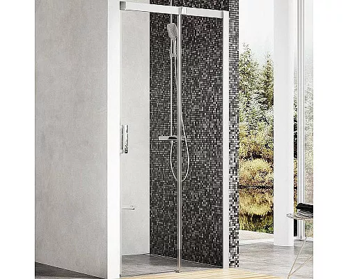 Заказать Душевая дверь Ravak Matrix MSD2-110 R 0WPD0U00Z1 профиль Сатин стекло Transparent в магазине сантехники Santeh-Crystal.ru