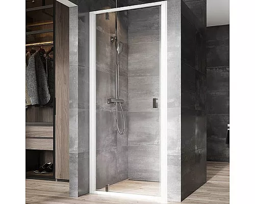 Заказать Душевая дверь Ravak Nexty NDOP1-80 03O40100Z1 профиль Белый стекло Transparent в магазине сантехники Santeh-Crystal.ru