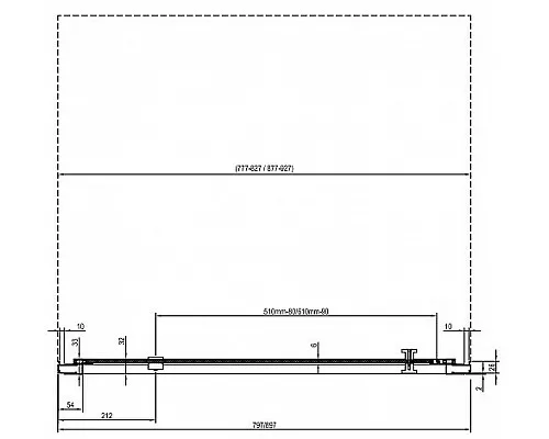 Заказать Душевая дверь Ravak Nexty NDOP1-80 03O40100Z1 профиль Белый стекло Transparent в магазине сантехники Santeh-Crystal.ru