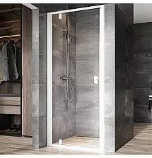 Душевая дверь Ravak Nexty NDOP1-90 03O70101Z1 профиль Белый стекло Transparent