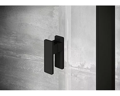 Приобрести Душевая дверь Ravak Nexty NDOP2-100 03OA0300Z1 профиль Черный стекло Transparent в магазине сантехники Santeh-Crystal.ru