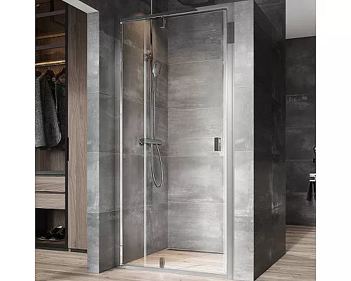 Купить Душевая дверь Ravak Nexty NDOP2-100 03OA0C00Z1 профиль Хром стекло Transparent в магазине сантехники Santeh-Crystal.ru