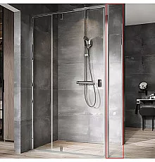 Душевая стенка Ravak Nexty NPS-90 90O70C00Z1 профиль Хром стекло Transparent