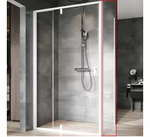 Душевая стенка Ravak Nexty NPS-80 90O40100Z1 профиль Белый стекло Transparent