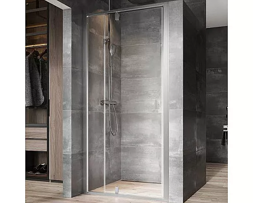 Заказать Душевая дверь Ravak Nexty NDOP2-100 03OA0U00Z1 профиль Сатин стекло Transparent в магазине сантехники Santeh-Crystal.ru