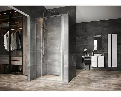 Заказать Душевая дверь Ravak Nexty NDOP2-100 03OA0U00Z1 профиль Сатин стекло Transparent в магазине сантехники Santeh-Crystal.ru