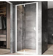 Душевая дверь Ravak Nexty NDOP2-110 03OD0101Z1 профиль Белый стекло Transparent