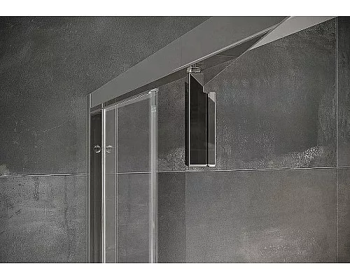 Купить Душевая дверь Ravak Nexty NDOP2-110 03OD0C00Z1 профиль Хром стекло Transparent в магазине сантехники Santeh-Crystal.ru