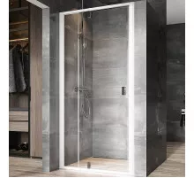 Душевая дверь Ravak Nexty NDOP2-110 03OD0100Z1 профиль Белый стекло Transparent