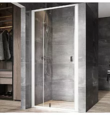 Душевая дверь Ravak Nexty NDOP2-110 03OD0100Z1 профиль Белый стекло Transparent