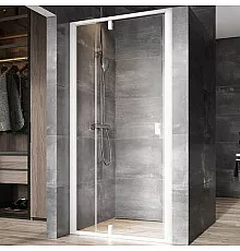 Душевая дверь Ravak Nexty NDOP2-120 03OG0101Z1 профиль Белый стекло Transparent