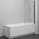 Шторка на ванну Ravak Nexty NVS1-80 7O840300Z1 профиль Черный стекло Transparent