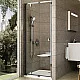 Купить Душевая дверь Ravak Pivot PDOP1-80 03G40C00Z1 профиль Хром стекло Transparent в магазине сантехники Santeh-Crystal.ru