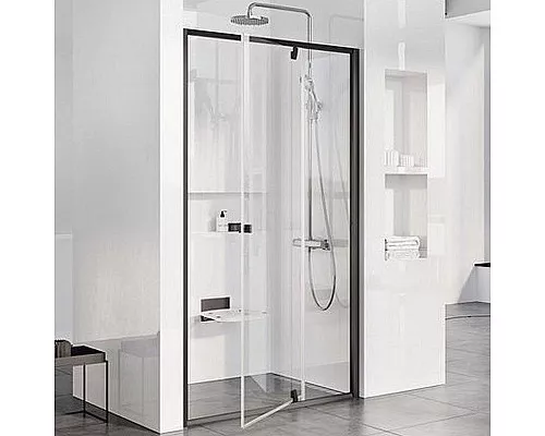 Заказать Душевая дверь Ravak Pivot PDOP2-110 03GD0300Z1 профиль Черный стекло Transparent в магазине сантехники Santeh-Crystal.ru
