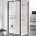 Душевая стенка Ravak Pivot PPS-80 90G40300Z1 профиль Черный стекло Transparent