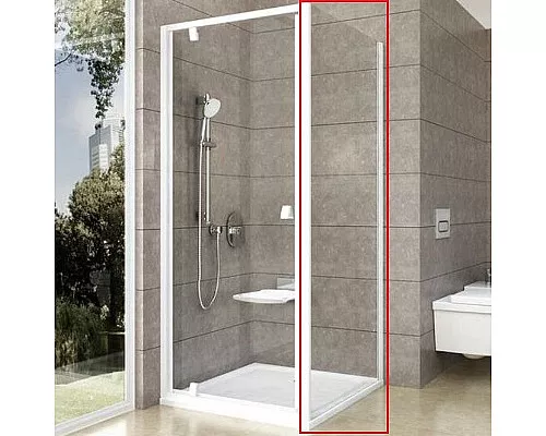 Заказать Душевая стенка Ravak Pivot PPS-100 90GA0100Z1 профиль Белый стекло Transparent в магазине сантехники Santeh-Crystal.ru