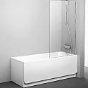 Шторка на ванну Ravak Pivot PVS1-80 79840C00Z1 профиль Хром  стекло Transparent