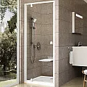 Душевая дверь Ravak Pivot PDOP1-80 03G40101Z1 профиль Белый ручка Белая стекло Transparent