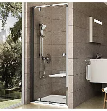 Душевая дверь Ravak Pivot PDOP1-90 03G70C00Z1 профиль Хром ручка Хром стекло Transparent