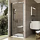 Заказать Душевая дверь Ravak Pivot PDOP1-90 03G70C00Z1 профиль Хром ручка Хром стекло Transparent в магазине сантехники Santeh-Crystal.ru