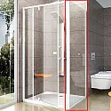 Душевая стенка Ravak Pivot PPS-80 90G40100Z1 профиль Белый стекло Transparent