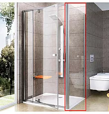 Душевая стенка Ravak Pivot PPS-80 90G40U00Z1 профиль Сатин стекло Transparent